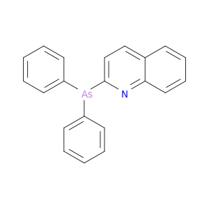 Quinoline, 2-(diphenylarsino)-