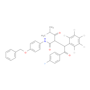 4-氟-α-(2-甲基-1-氧丙基)-γ-氧代-β-(苯基-2,3,4,5,6-D5)-N-[4-(苯基甲氧基)苯基]苯丁二醇酰胺