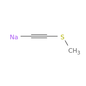 Sodium, [(methylthio)ethynyl]-