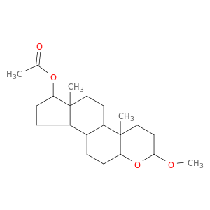 2-methoxy-4a,6a-dimethylhexadecahydroindeno[5,4-f]chromen-7-yl acetate