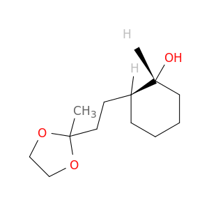 Cyclohexanol, 2-[2-(2-methyl-1,3-dioxolan-2-yl)ethyl]-, trans-