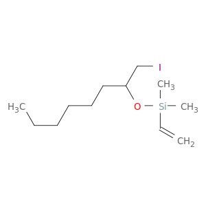 Silane, ethenyl[[1-(iodomethyl)heptyl]oxy]dimethyl-