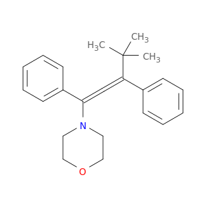 Morpholine, 4-(4,4-dimethyl-1,3-diphenyl-1,2-pentadienyl)-
