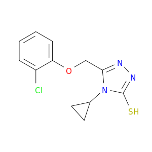 5-(2-Chlorophenoxymethyl)-4-cyclopropyl-4H-1,2,4-triazole-3-thiol