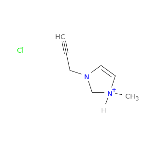 1H-Imidazolium, 1-methyl-3-(2-propynyl)-, chloride