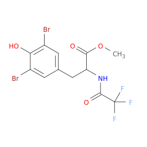 (S)-Methyl 3-(3,5-dibromo-4-hydroxyphenyl)-2-(2,2,2-trifluoroacetamido)propanoate