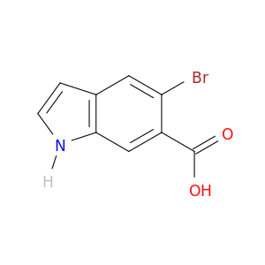 5-溴-1H-吲哚-6-羧酸