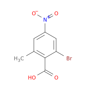 2-溴-6-甲基-4-硝基苯甲酸