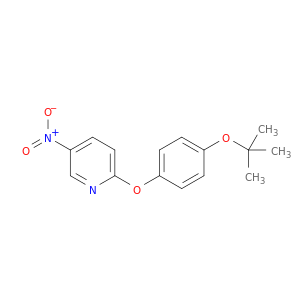 Pyridine, 2-[4-(1,1-dimethylethoxy)phenoxy]-5-nitro-