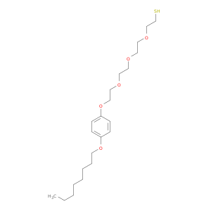 Ethanethiol, 2-[2-[2-[2-[4-(octyloxy)phenoxy]ethoxy]ethoxy]ethoxy]-