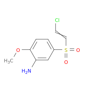 Benzenamine, 5-[(2-chloroethenyl)sulfonyl]-2-methoxy-