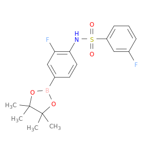 3-氟-4-(3-氟苯磺酰基氨基)苯硼酸频那醇酯