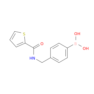 4-(噻吩-2-基甲酰氨基甲基)苯基硼酸