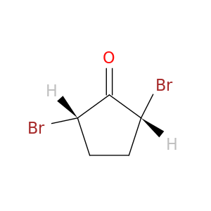 Cyclopentanone, 2,5-dibromo-, cis-