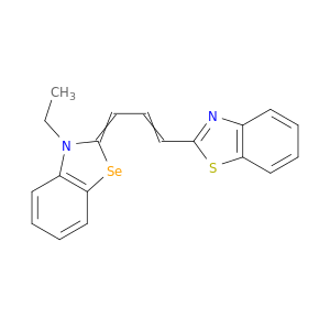 Benzothiazole, 2-[3-(3-ethyl-2(3H)-benzoselenazolylidene)-1-propenyl]-
