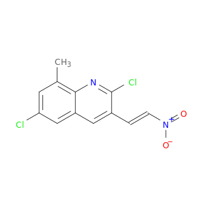 E-2,6-DICHLORO-8-METHYL-3-(2-NITRO)VINYLQUINOLINE