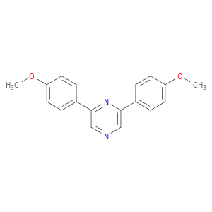 Pyrazine, 2,6-bis(4-methoxyphenyl)-