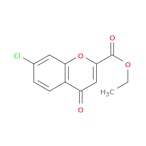 4H-1-Benzopyran-2-carboxylic acid, 7-chloro-4-oxo-, ethyl ester