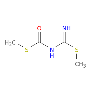 Carbamothioic acid, [imino(methylthio)methyl]-, S-methyl ester