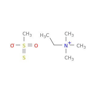 Ethanaminium, N,N,N-trimethyl-, methanesulfonothioate