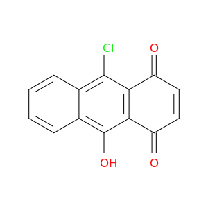 9-chloro-10-hydroxy-anthracene-1,4-dione