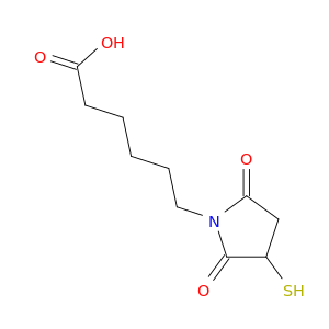 1-Pyrrolidinehexanoic acid, 3-mercapto-2,5-dioxo-