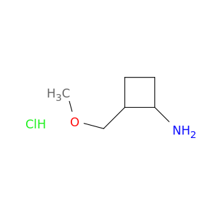 2-(methoxymethyl)cyclobutan-1-amine hydrochloride
