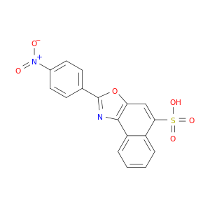 Naphth[1,2-d]oxazole-5-sulfonic acid, 2-(4-nitrophenyl)-