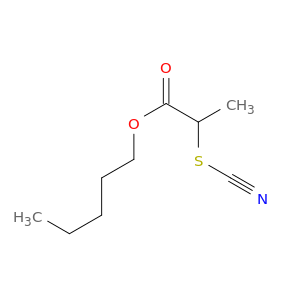 pentyl 2-thiocyanatopropanoate