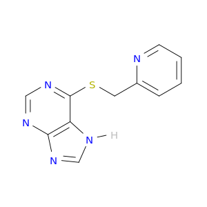 6-[(pyridin-2-ylmethyl)sulfanyl]-7h-purine