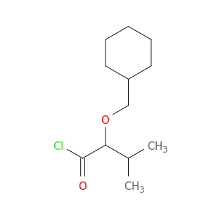 Butanoyl chloride, 2-(cyclohexylmethoxy)-3-methyl-