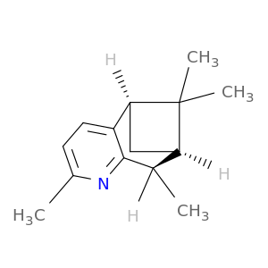 5,7-Methanoquinoline, 5,6,7,8-tetrahydro-2,6,6,8-tetramethyl-,(5R,7R,8S)-
