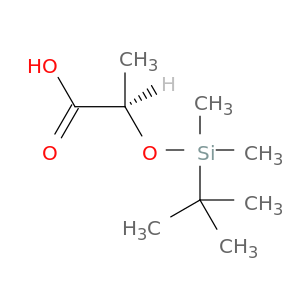 Propanoic acid, 2-[[(1,1-dimethylethyl)dimethylsilyl]oxy]-, (2R)-
