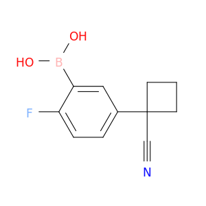 5-(1-Cyanocyclobutyl)-2-fluorophenylboronic acid