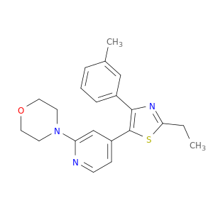 2-ETHYL-4-(3-METHYLPHENYL)-5-(2-MORPHOLINO-4-PYRIDYL)-1,3-THIAZOLE