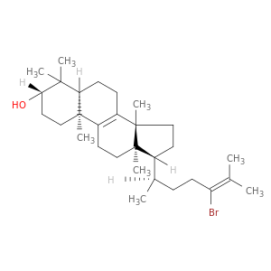 (3S,5S,10S,13R,14R,17R)-17-[(2R)-5-bromo-6-methyl-hept-5-en-2-yl]-4,4,10,13,14-pentamethyl-2,3,5,6,7,11,12,15,16,17-decahydro-1H-cyclopenta[a]phenanthren-3-ol