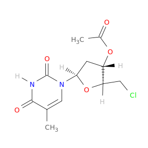 Thymidine, 5'-chloro-5'-deoxy-, 3'-acetate