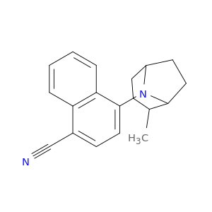 1-Naphthalenecarbonitrile, 4-(2-methyl-8-azabicyclo[3.2.1]oct-8-yl)-