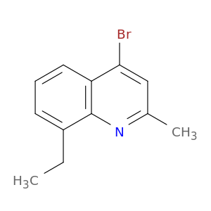 喹啉,4-溴-8-乙基-2-甲基-