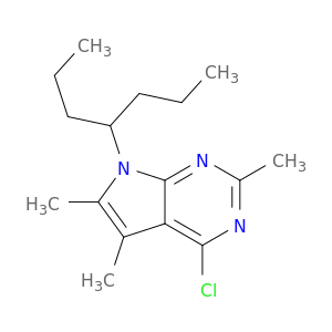 4-Chloro-7-(heptan-4-yl)-2,5,6-trimethyl-7H-pyrrolo[2,3-d]pyrimidine