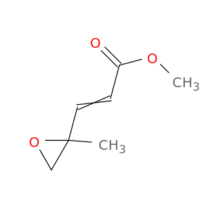 2-Propenoic acid, 3-(2-methyloxiranyl)-, methyl ester