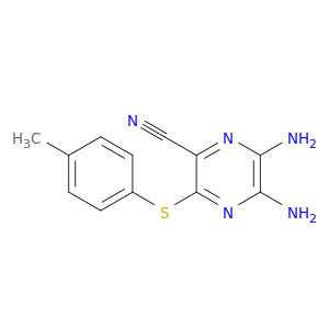 Pyrazinecarbonitrile, 5,6-diamino-3-[(4-methylphenyl)thio]-