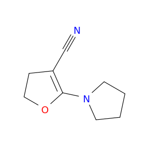 3-Furancarbonitrile, 4,5-dihydro-2-(1-pyrrolidinyl)-