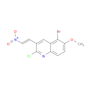 E-5-BROMO-2-CHLORO-6-METHOXY-3-(2-NITRO)VINYLQUINOLINE