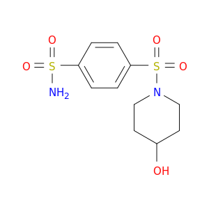 Benzenesulfonamide, 4-[(4-hydroxy-1-piperidinyl)sulfonyl]-