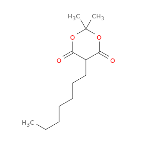 1,3-Dioxane-4,6-dione, 5-heptyl-2,2-dimethyl-