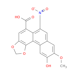 Phenanthro[4,3-d]-1,3-dioxole-5-carboxylicacid, 10-hydroxy-9-methoxy-6-nitro-