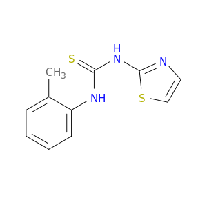Thiourea, N-(2-methylphenyl)-N'-2-thiazolyl-