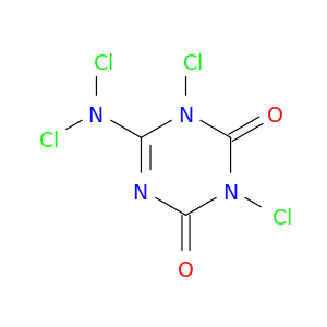 1,3,5-Triazine-2,4(1H,3H)-dione, 1,3-dichloro-6-(dichloroamino)-