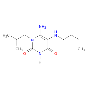 6-氨基-5-(丁基氨基)-1-(2-甲基丙基)-2,4(1H,3H)-吡啶二烷基